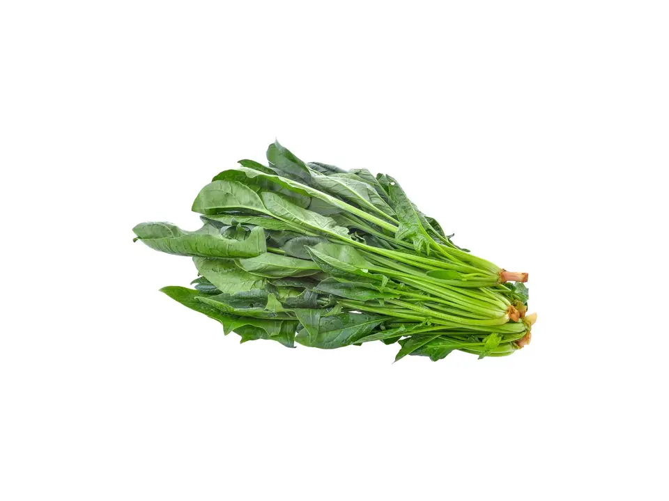 Spinach, on a white background