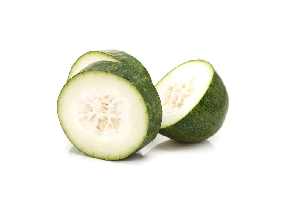 Winter melon, on a white background