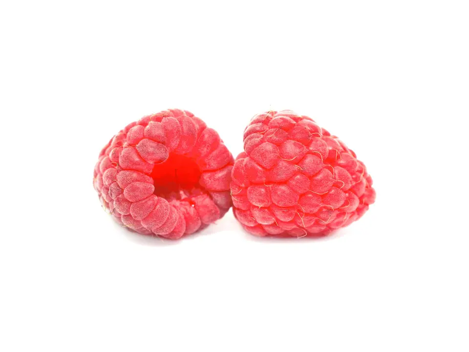 Raspberry, on a white background