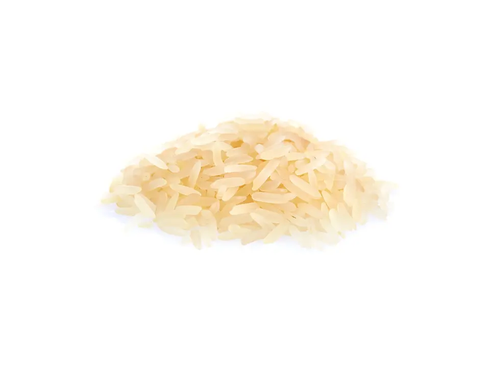 Glutinous rice, on a white background